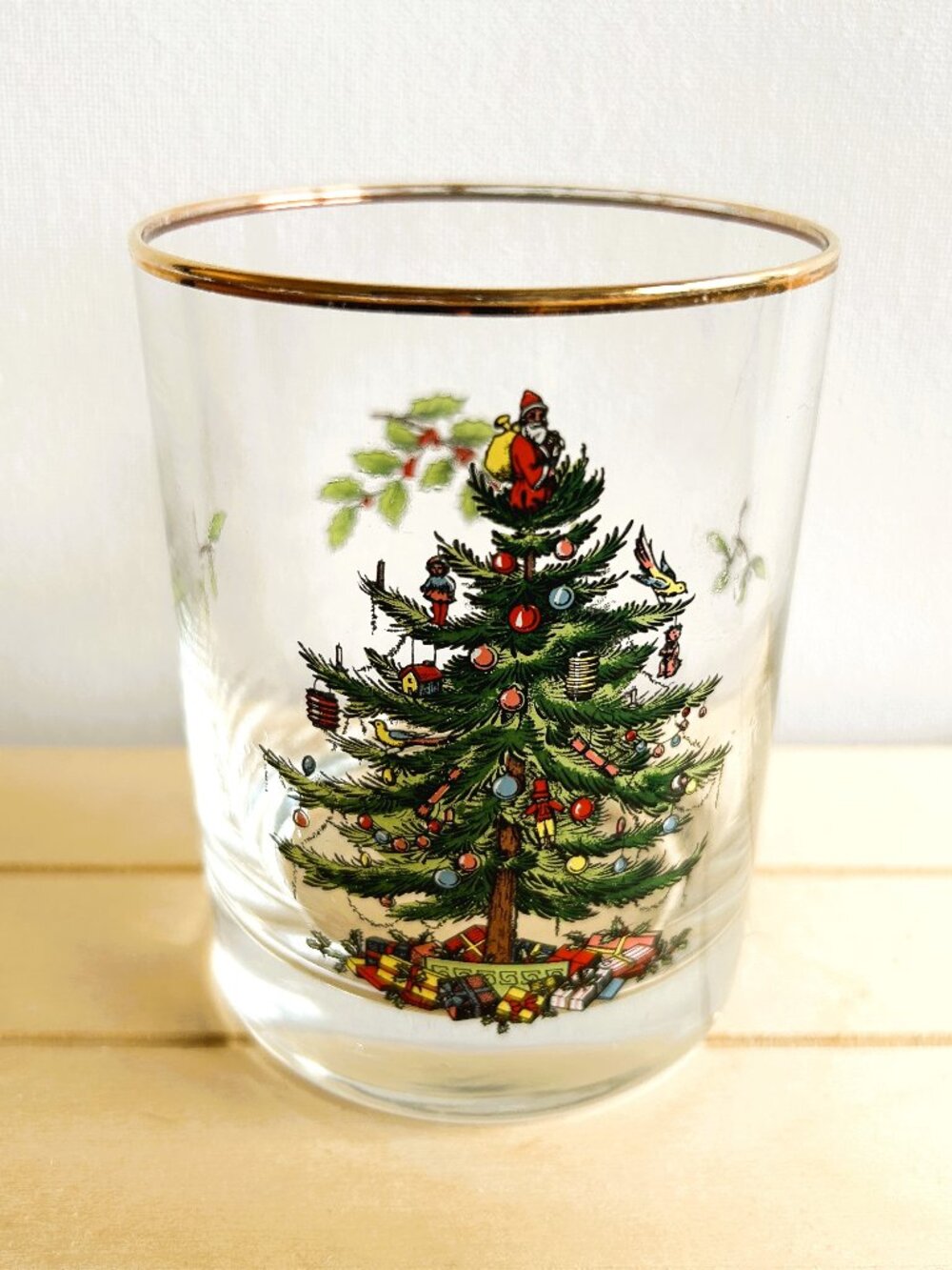 Spode Vintage Christmas Tree Glasses